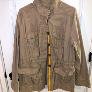 Khaki cargo jacket - woman’s XL